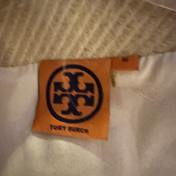 Tory Burch wool coat with detachable fur collar - Picture 4 of 7